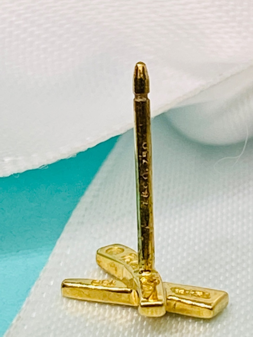 Tiffany & Co Paloma's Graffiti X Earrings 18k yellow gold box and pouch - Picture 7 of 8